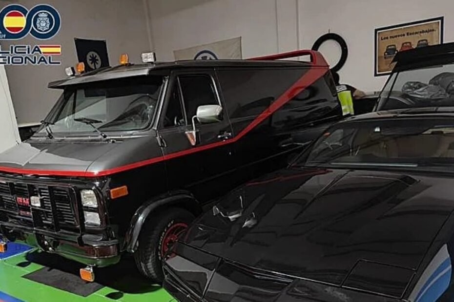 La furgoneta del Equipo A y el Coche Fantástico existen, están en Canarias, y los tenía un narcotraficante