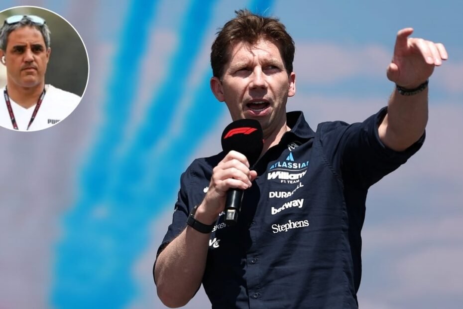 Montoya, expiloto de Williams en F1, culpa a Vowles: «En algún momento hay que coger ese cacharro y hacerlo competitivo»