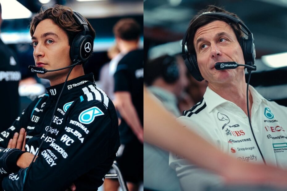 Russell habla de «un problema grave» en su Mercedes, pero Wolff da una versión distinta sobre su déficit frente a Antonelli