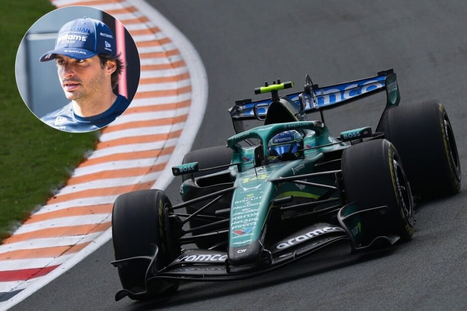 Sainz alaba el nuevo Aston Martin: «Su coche es tan rápido...»