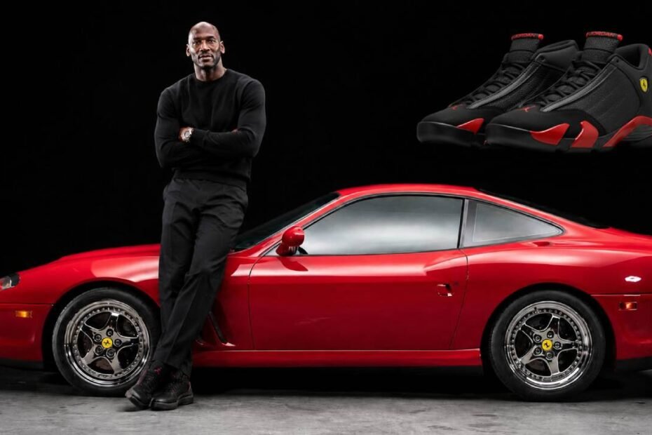 El Ferrari perdido de Michael Jordan que inspiró las Air Jordan XIV será subastado por el triple de su valor