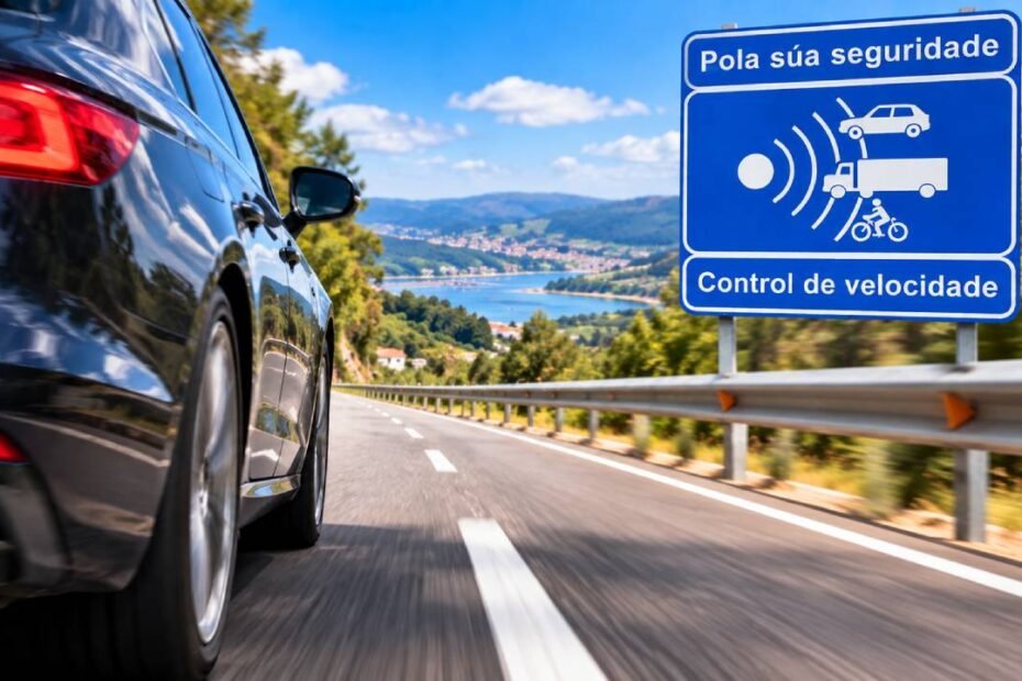En Galicia, el exceso de velocidad ya se mide por segundos: una multa cada 103