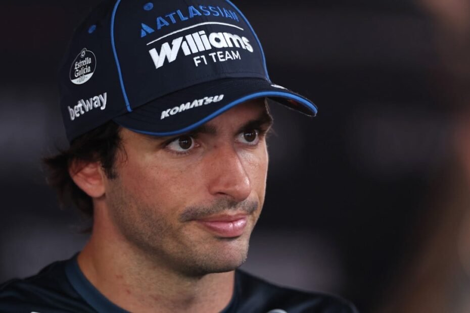Sainz deja claro que Williams está lejos pese a puntuar en Bakú: «Hemos mejorado, pero es muy poco»