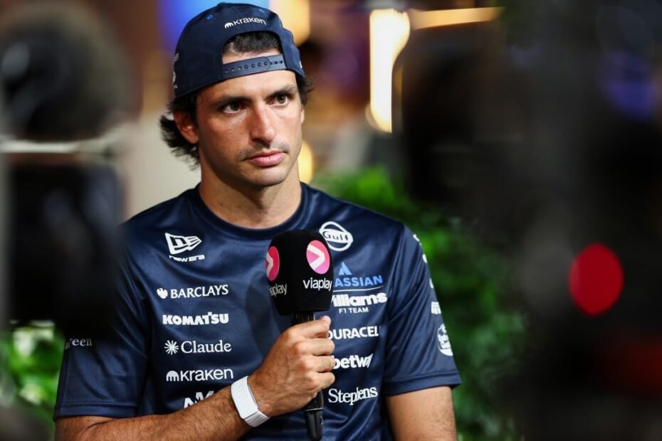 Sainz señala a Williams tras la clasificación en Singapur: «Hemos cometido muchos errores»
